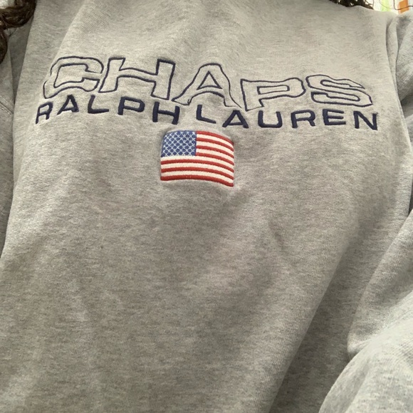 Chaps Ralph Lauren Grey Sweatshirt - Picture 2 of 4
